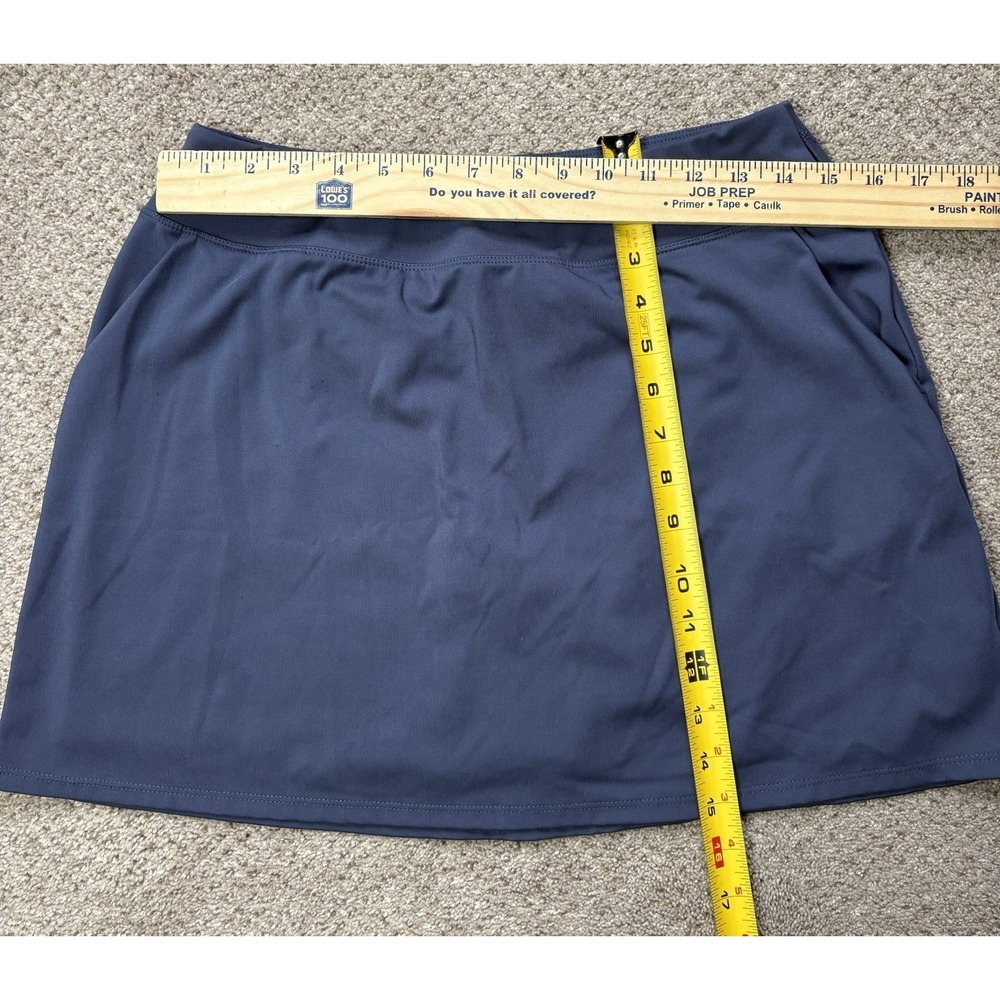 TOMMY BAHAMA Golf Women's Medium Skort Navy Blue Tennis Pickleball Pockets - Picture 6 of 8